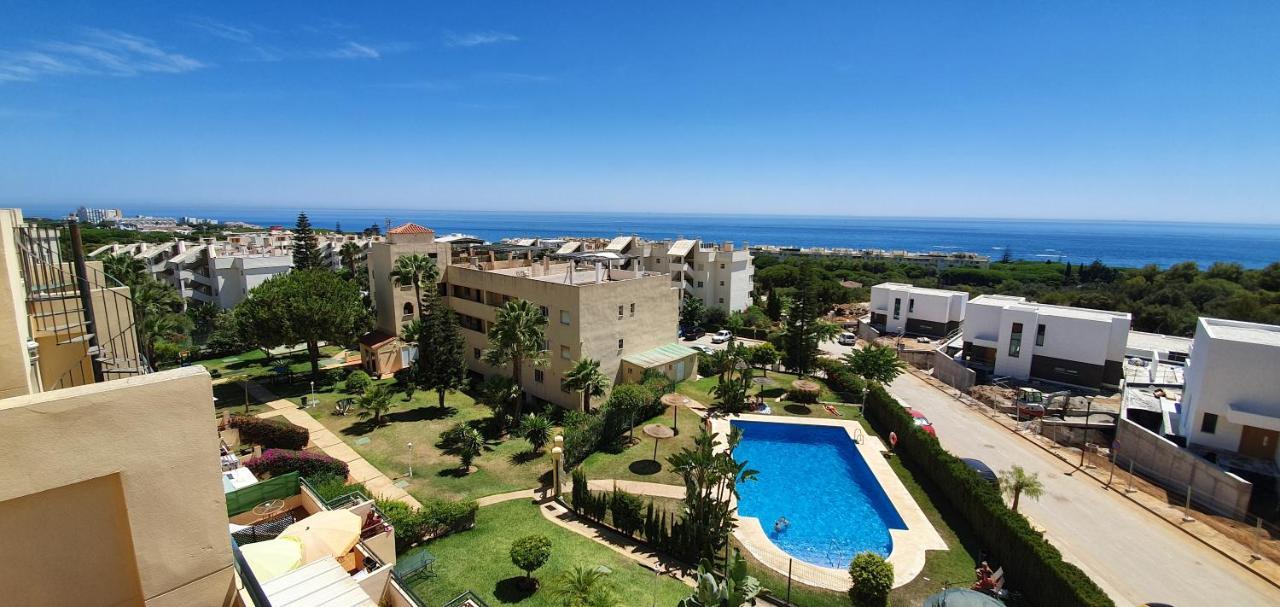 Ferienwohnung Corner Sea View Penthouse With 95M² Terraces Marbella Exterior foto